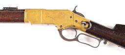 (A) WINCHESTER MODEL 1866 LEVER ACTION SADDLE RING CARBINE.
