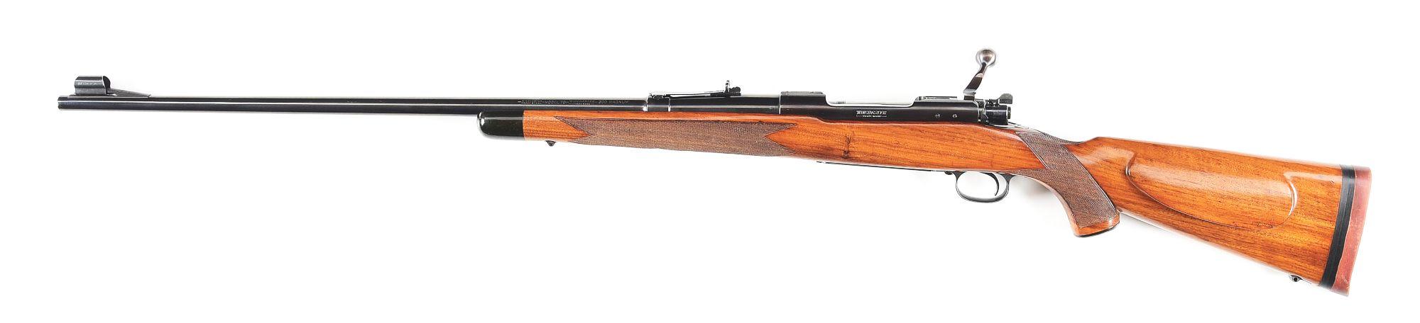(C) PRE-WAR WINCHESTER MODEL 70 SUPER GRADE BOLT ACTION RIFLE IN .300 H&H MAGNUM.