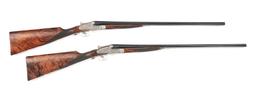 (M) LOT OF 2: PAIR OF ARRIETA SIDE BY SIDE SHOTGUNS.