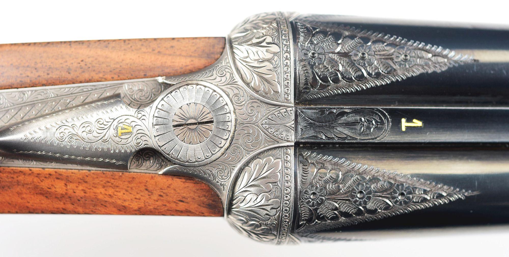 (M) LOT OF 2: PAIR OF ARRIETA SIDE BY SIDE SHOTGUNS.