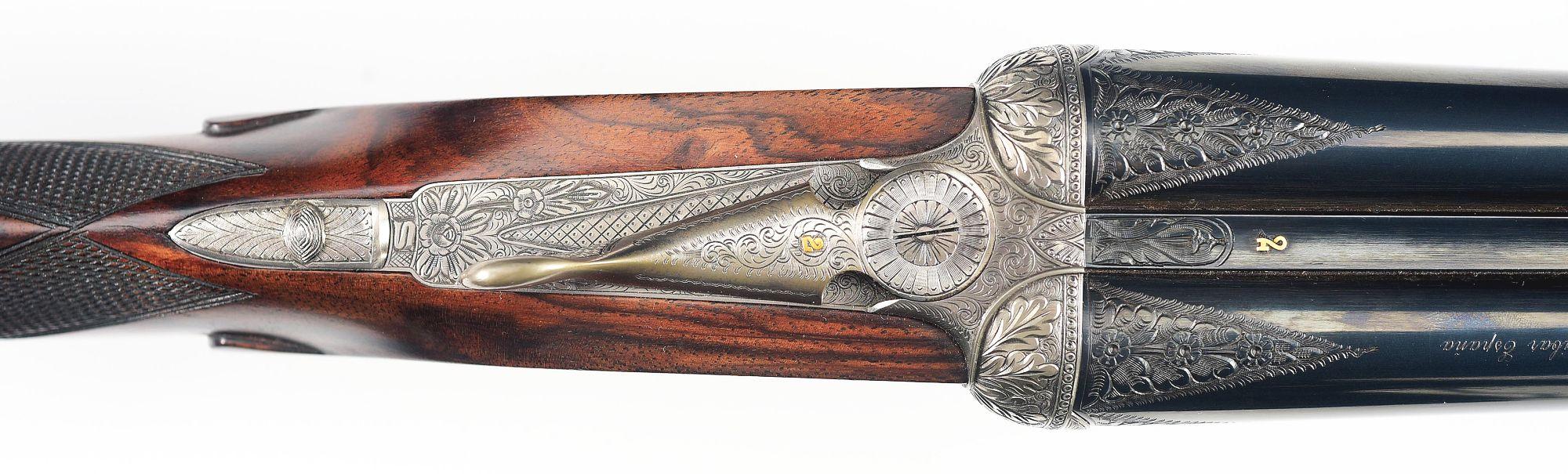 (M) LOT OF 2: PAIR OF ARRIETA SIDE BY SIDE SHOTGUNS.