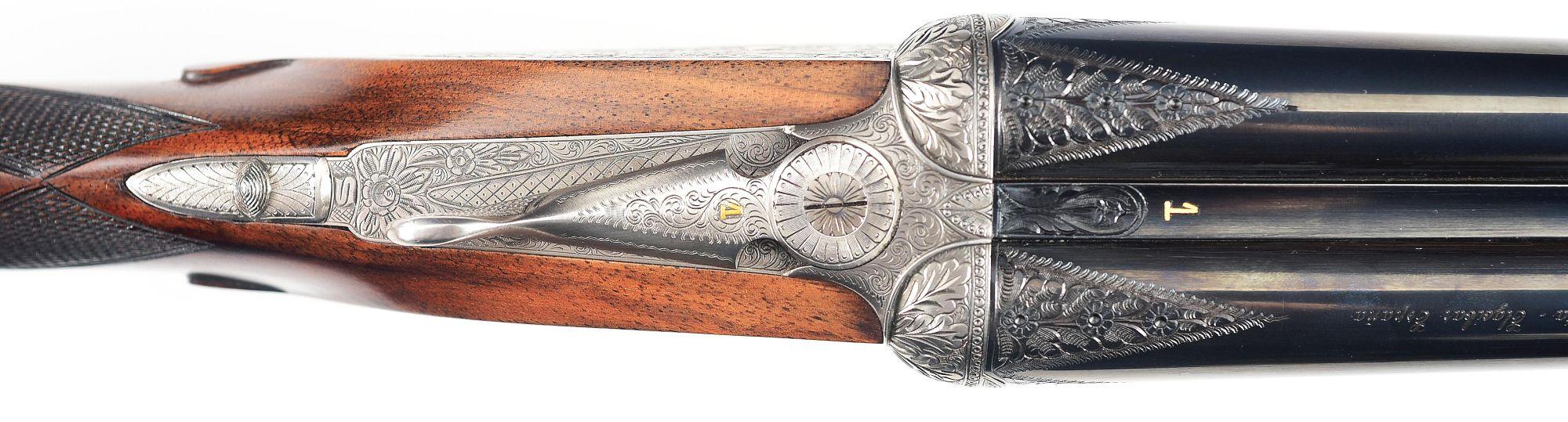 (M) LOT OF 2: PAIR OF ARRIETA SIDE BY SIDE SHOTGUNS.