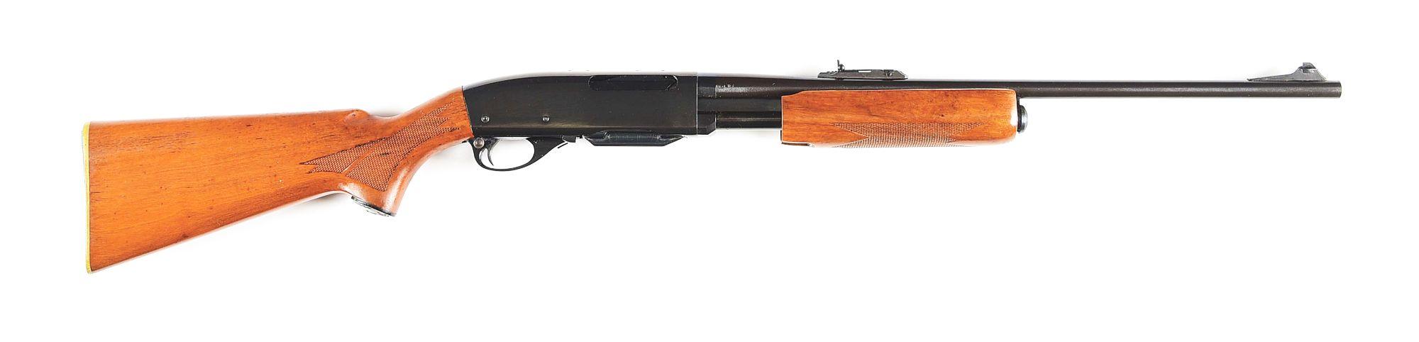 (C) REMINGTON MODEL 760 150TH ANNIVERSARY MODEL SLIDE ACTION RIFLE IN ORIGINAL BOX.