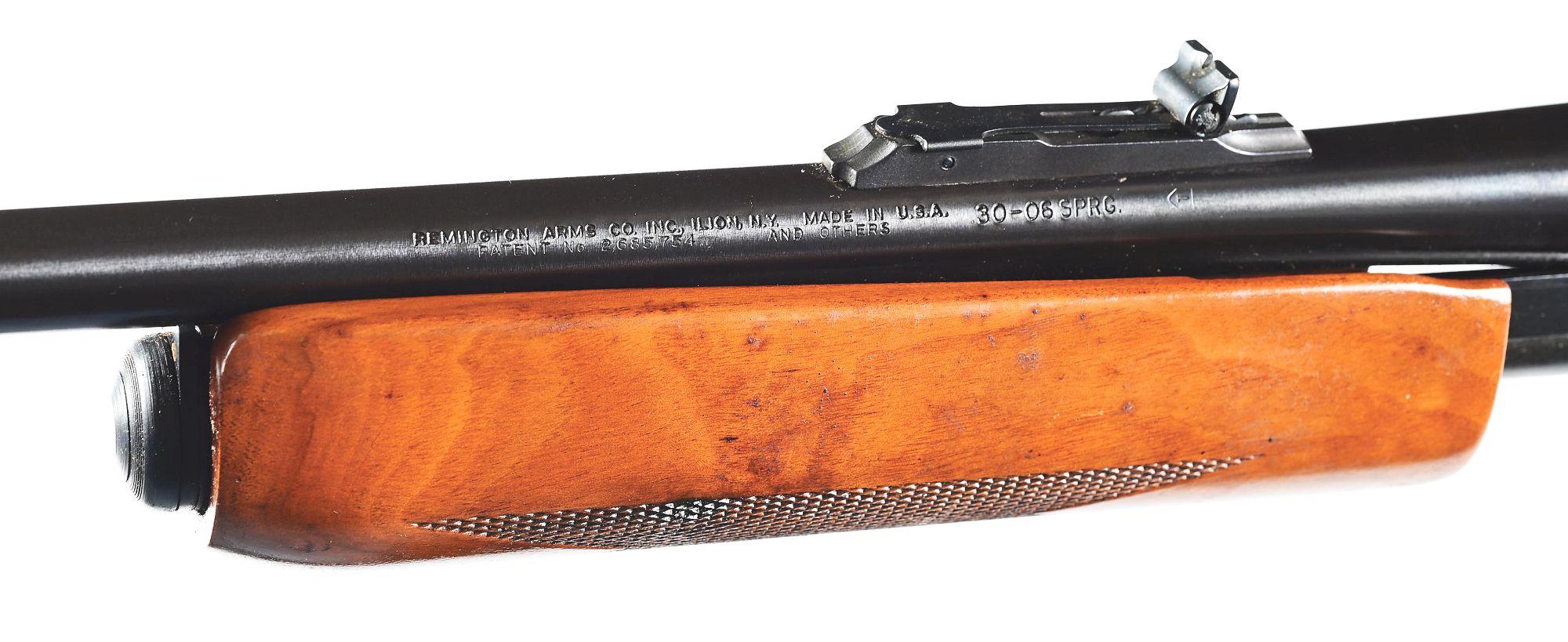 (C) REMINGTON MODEL 760 150TH ANNIVERSARY MODEL SLIDE ACTION RIFLE IN ORIGINAL BOX.