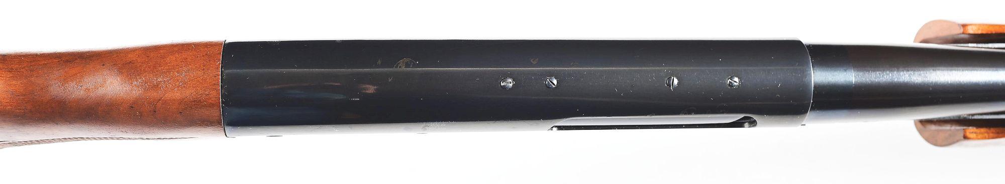 (C) REMINGTON MODEL 760 150TH ANNIVERSARY MODEL SLIDE ACTION RIFLE IN ORIGINAL BOX.