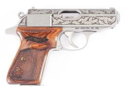(M) ENGRAVED WALTHER PPK/S-1 ROYAL OAK EDITION SEMI-AUTOMATIC PISTOL.
