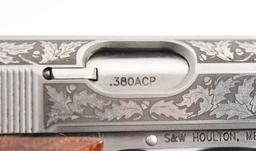 (M) ENGRAVED WALTHER PPK/S-1 ROYAL OAK EDITION SEMI-AUTOMATIC PISTOL.