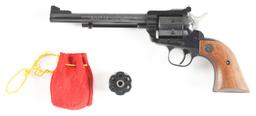 (M) RUGER SINGLE SIX WITH MAGNUM CYLINDER SINGLE ACTION REVOLVER