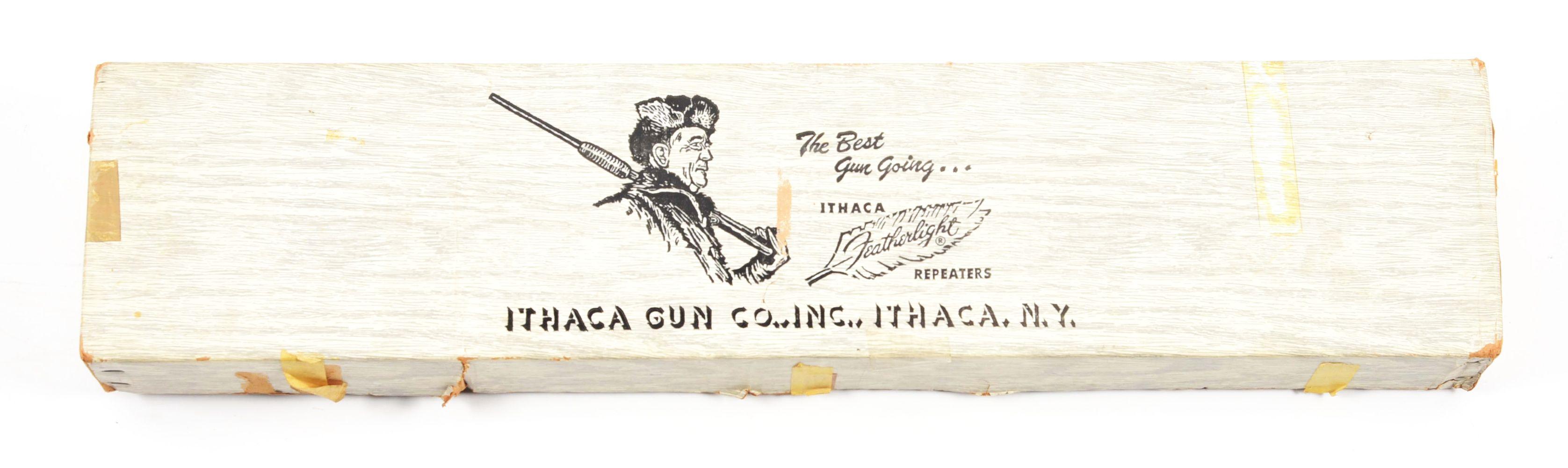 (M) ITHACA MODEL 37 FEATHERLIGHT SLIDE ACTION 20 GAUGE SHOTGUN.