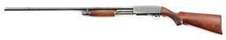 (C) ITHACA MODEL 37 SLIDE ACTION SHOTGUN.