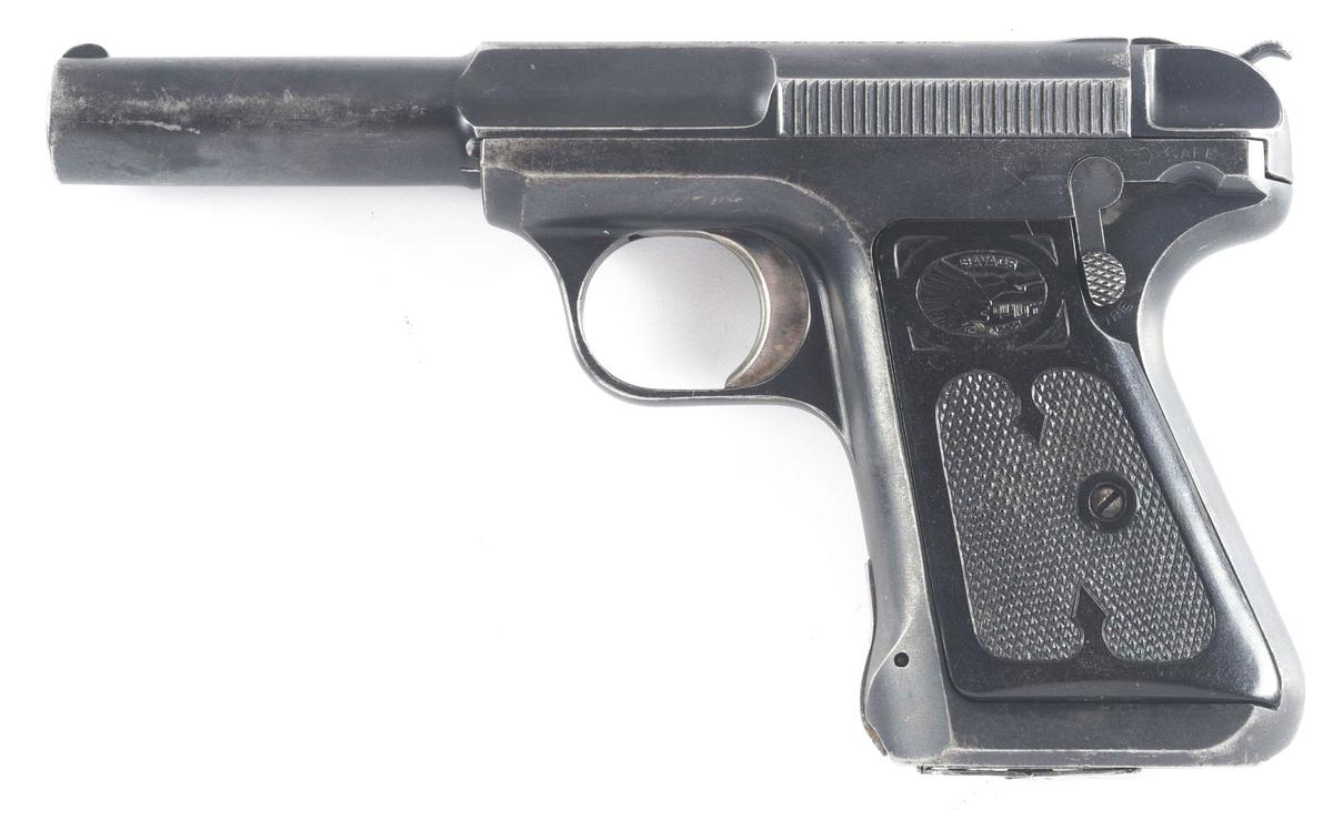 (C) SAVAGE MODEL 1917 SEMI-AUTOMATIC PISTOL.