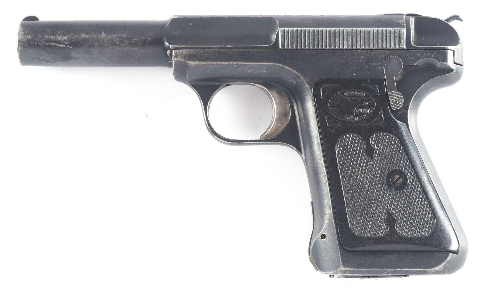 (C) SAVAGE MODEL 1917 SEMI-AUTOMATIC PISTOL.