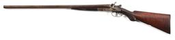 (A) WILLIAM MOORE SIDE BY SIDE HAMMER SHOTGUN