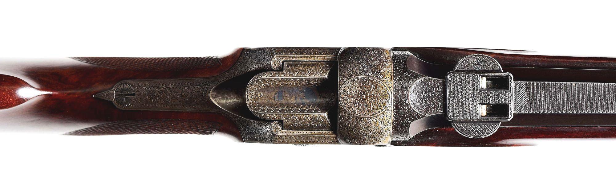 (C) JOH. SPRINGER ERBEN SINGLE SHOT RIFLE.