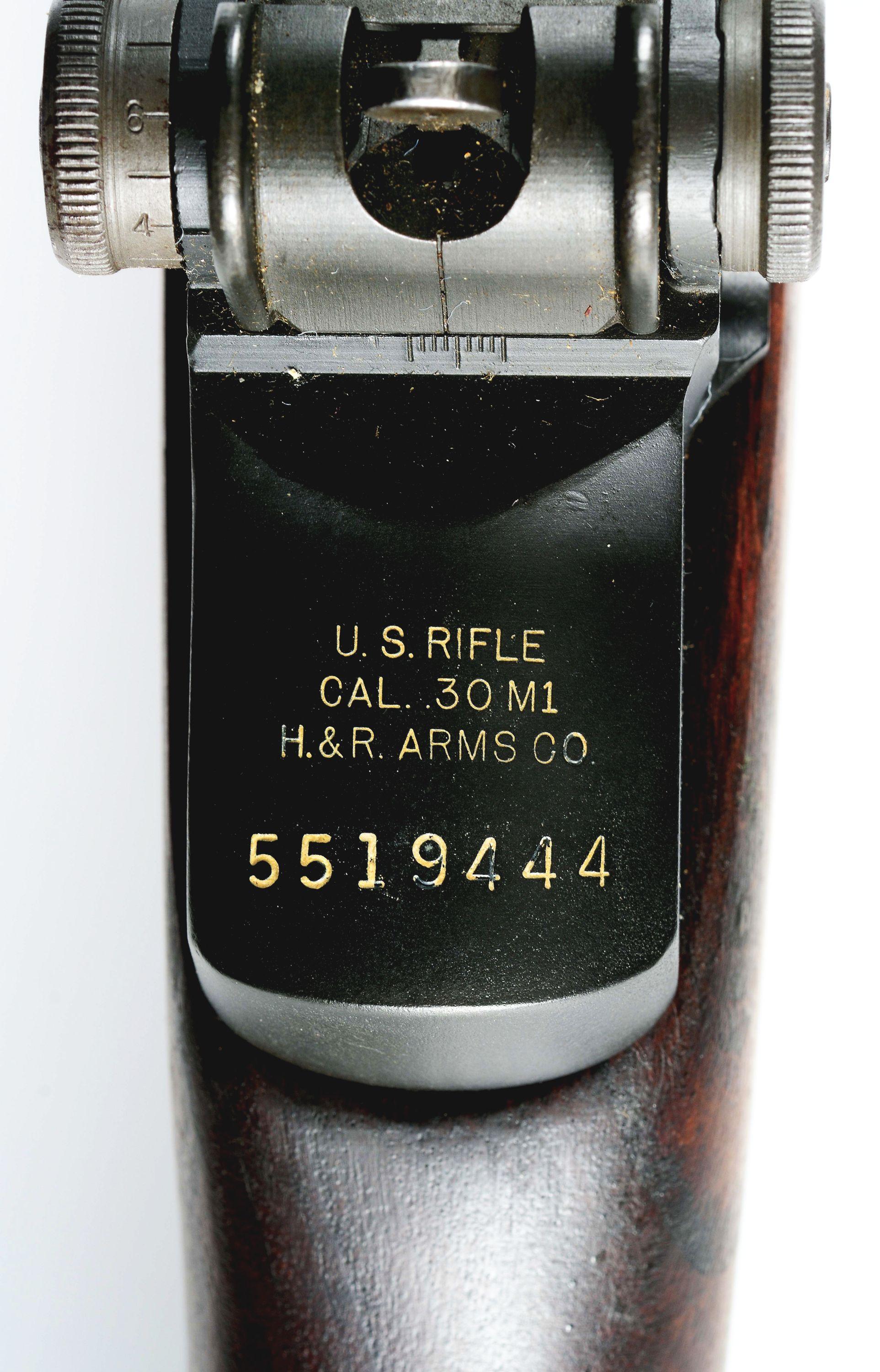 (C) H&R M-1 GARAND SEMI-AUTOMATIC RIFLE