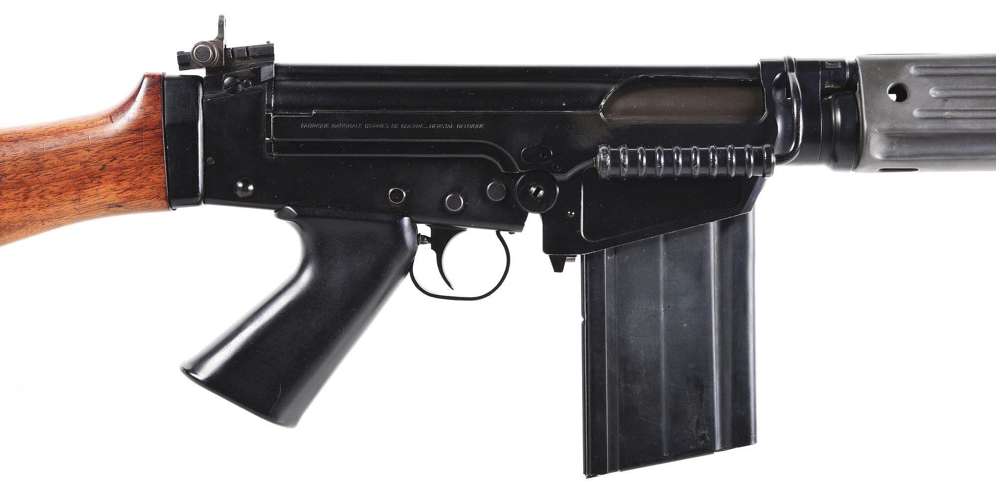 (C) ALWAYS DESIRABLE FN FAL "G SERIES" SEMI-AUTOMATIC RIFLE WITH ACCESSORIES.