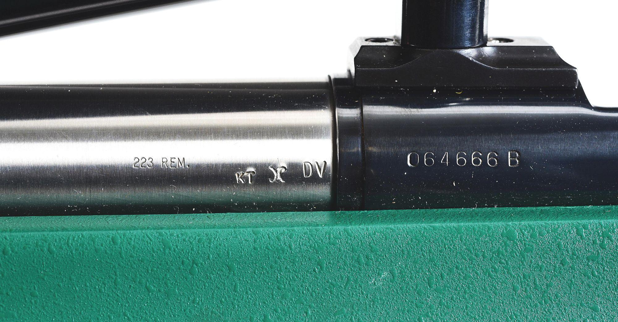 (M) REMINGTON 40XBR BOLT ACTION BENCH RIFLE WITH LEUPOLD OPTIC.