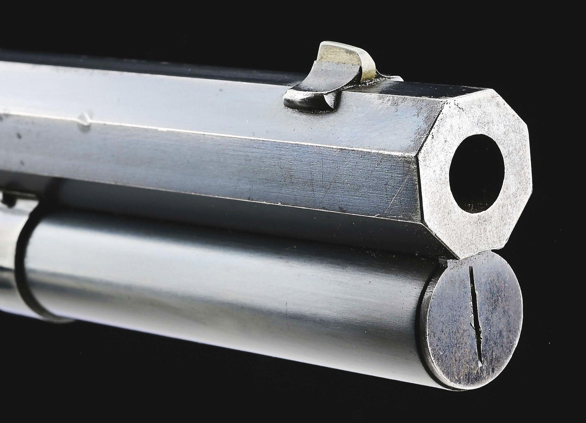 (A) DELUXE WINCHESTER MODEL 1876 LEVER ACTION RIFLE.