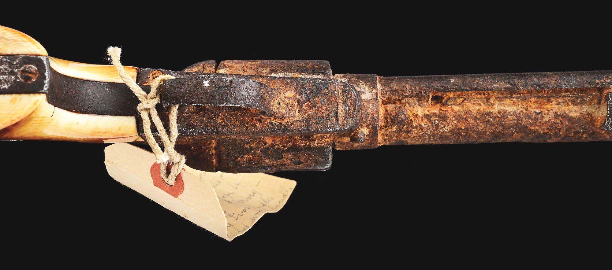 (A) COLT SINGLE ACTION ARMY WITH PROVENANCE TO THE JOHNSON COUNTY WAR.
