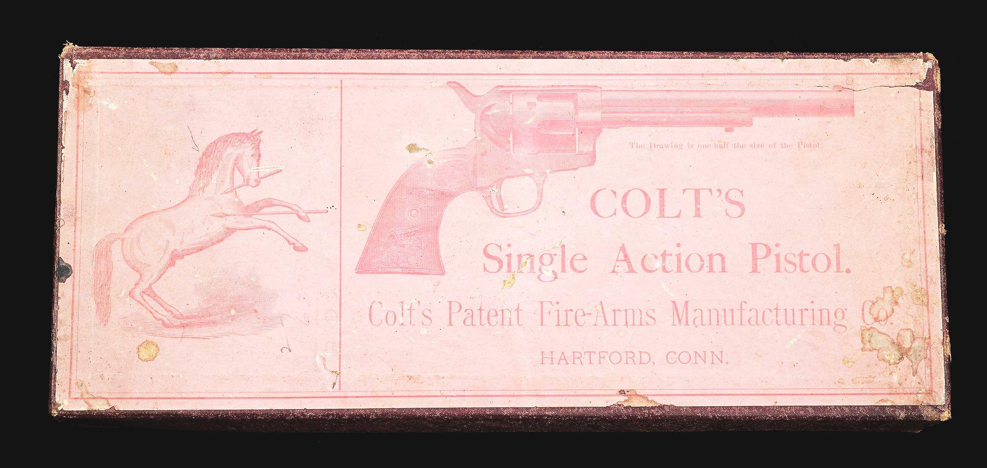 (A) NICKEL PLATED COLT SINGLE ACTION ARMY REVOLVER CARRIED BY SAM J. HIGGENS, DIRECTOR OF THE FIRST