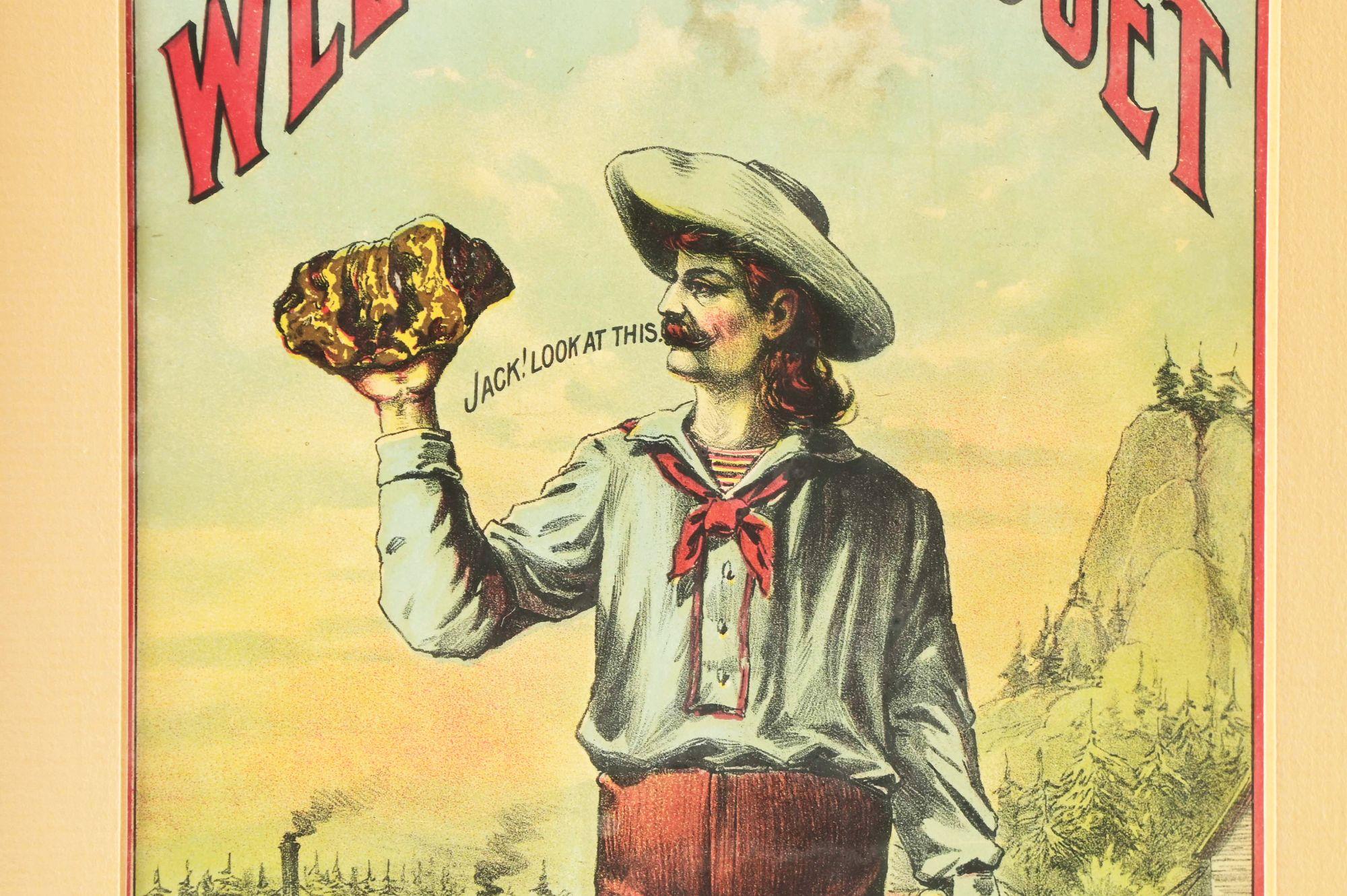 LOT OF 2: EL MINERO AND WELCOME NUGGET ADVERTISEMENTS.