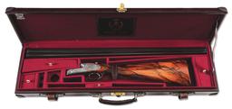 (M) LUCIANO BOSIS MICHELANGELO 20 GAUGE SIDE BY SIDE SHOTGUN WITH STUNNING PEDRETTI ENGRAVING.