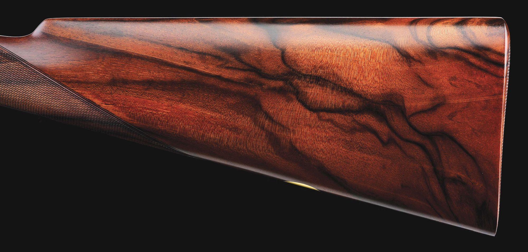 (M) LUCIANO BOSIS MICHELANGELO 20 GAUGE SIDE BY SIDE SHOTGUN WITH STUNNING PEDRETTI ENGRAVING.