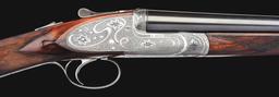 (M) LUCIANO BOSIS MICHELANGELO 20 GAUGE SIDE BY SIDE SHOTGUN WITH STUNNING PEDRETTI ENGRAVING.