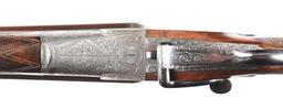 (A) STEPHEN GRANT 20 BORE SIDE LEVER SIDE BY SIDE SHOTGUN.