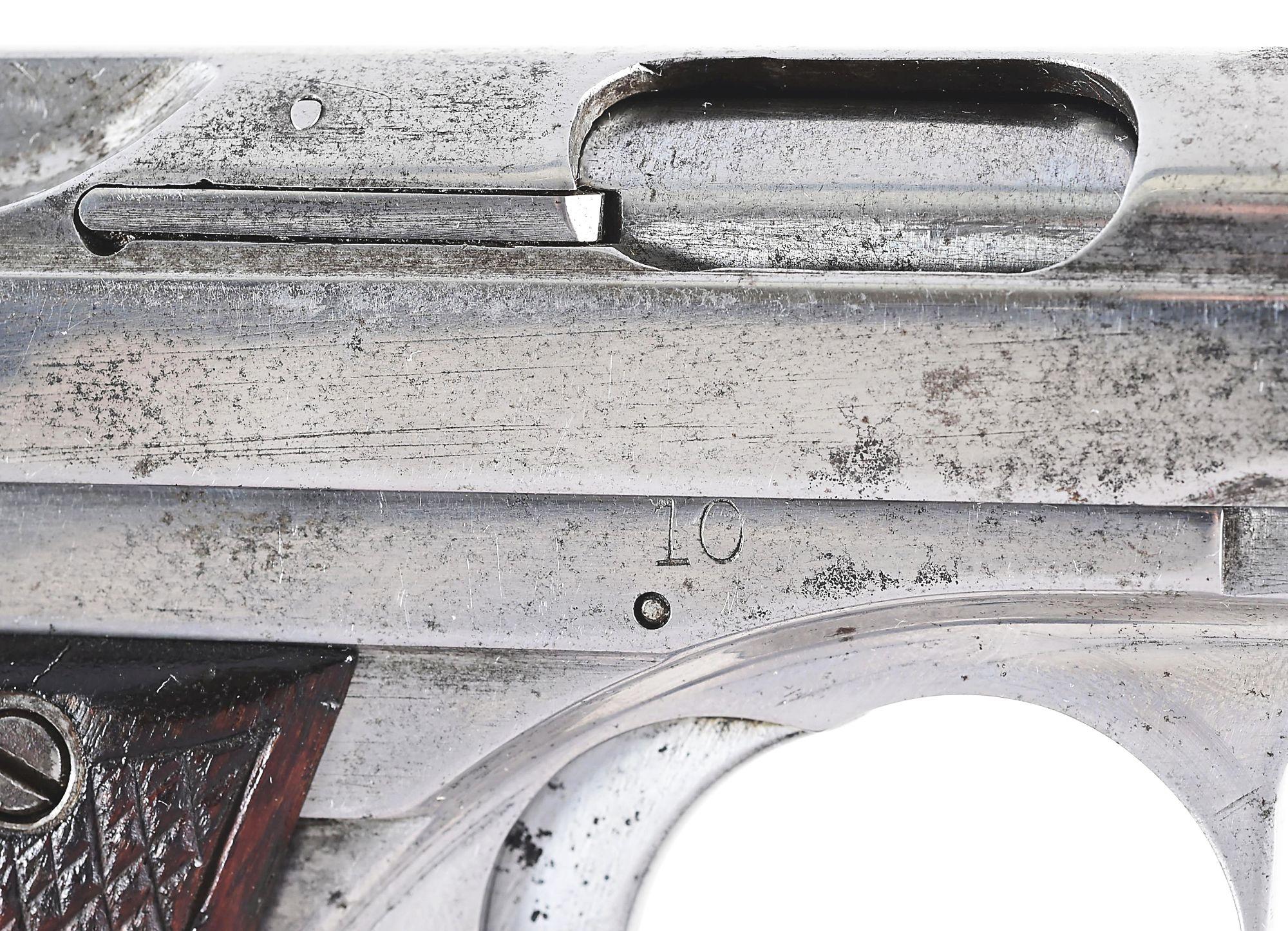 (C) OUTSTANDING, VERY SCARCE, ONE OF 17 JAPANESE TYPE 2 HAMADA SEMI-AUTOMATIC PISTOL, PUBLISHED IN "