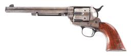 (A) COLT SINGLE ACTION ARMY REVOLVER IN CASE.