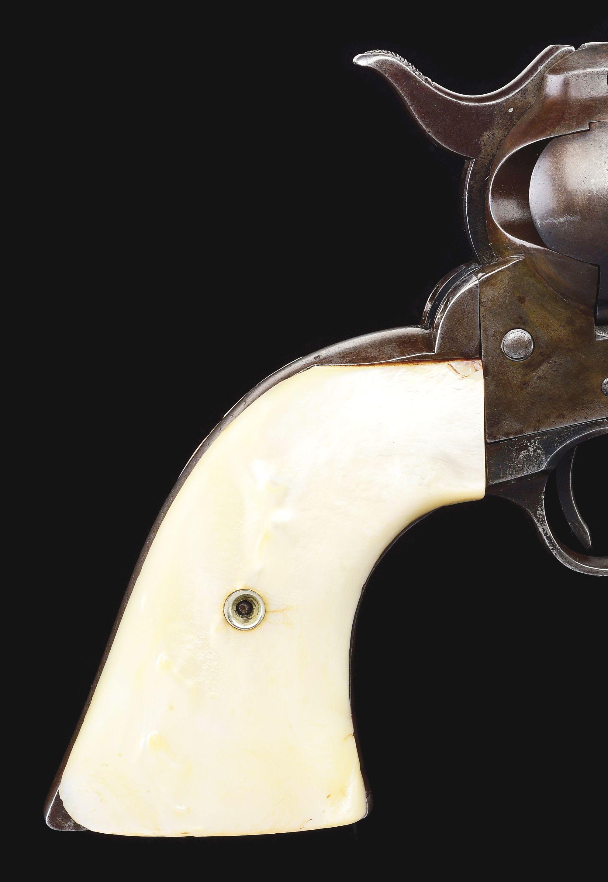 (A) HISTORIC COLT FRONTIER SIX SHOOTER REVOLVER OF COLORADO MARSHALL J.W. SCYBERT.