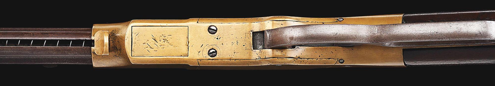 (A) NEW HAVEN ARMS MODEL 1860 HENRY LEVER ACTION RIFLE.