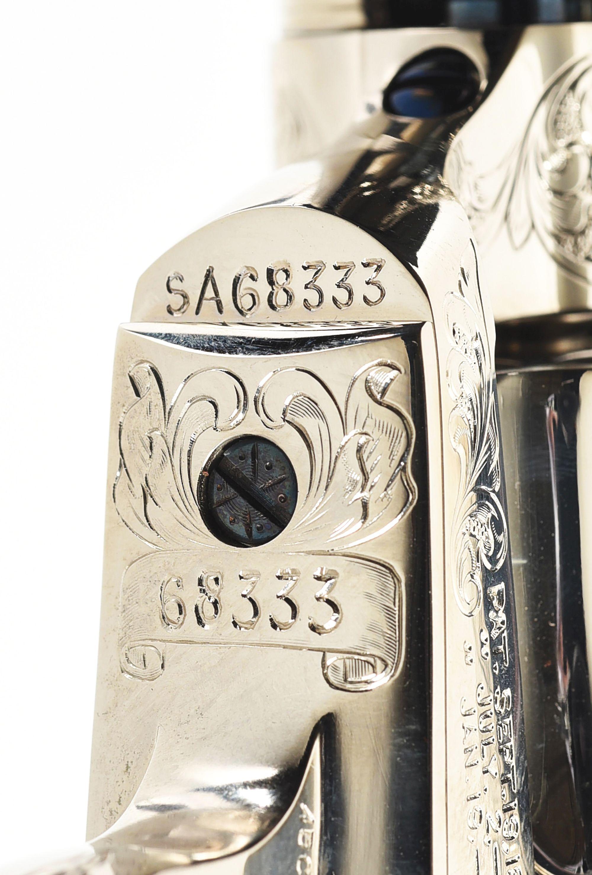 (M) COLT CUSTOM SHOP SINGLE ACTION ARMY ENGRAVED WITH WESTERN SCENES AND SCROLL BY COLT MASTER ENGRA