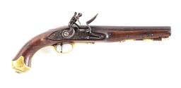 (A) DUBLIN CASTLE BRITISH PATTERN 1759/1778 LIGHT DRAGOON PISTOL.