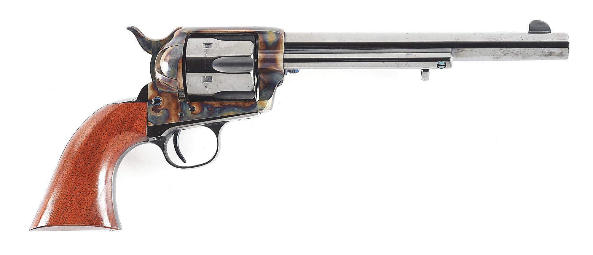 (A) TURNBULL RESTORED COLT FRONTIER SIX SHOOTER SINGLE ACTION REVOLVER.