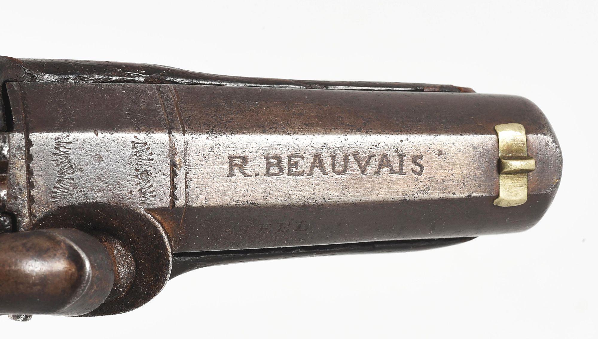 (A) R. BEAUVAIS ST. LOUIS PERCUSSION DERRINGER.