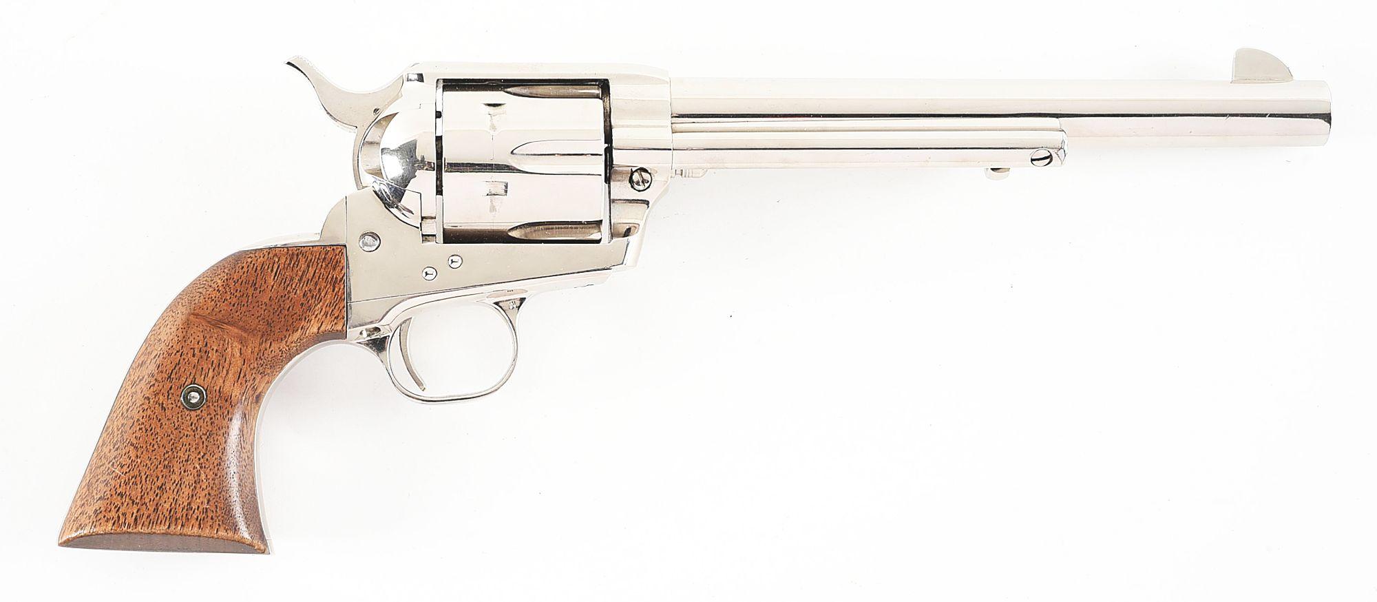 (C) SECOND GENERATION COLT SINGLE ACTION ARMY REVOLVER (1972).