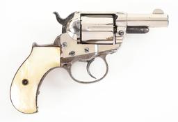 (A) COLT MODEL 1877DA LIGHTNING SHERIFFS MODEL DOUBLE ACTION REVOLVER.