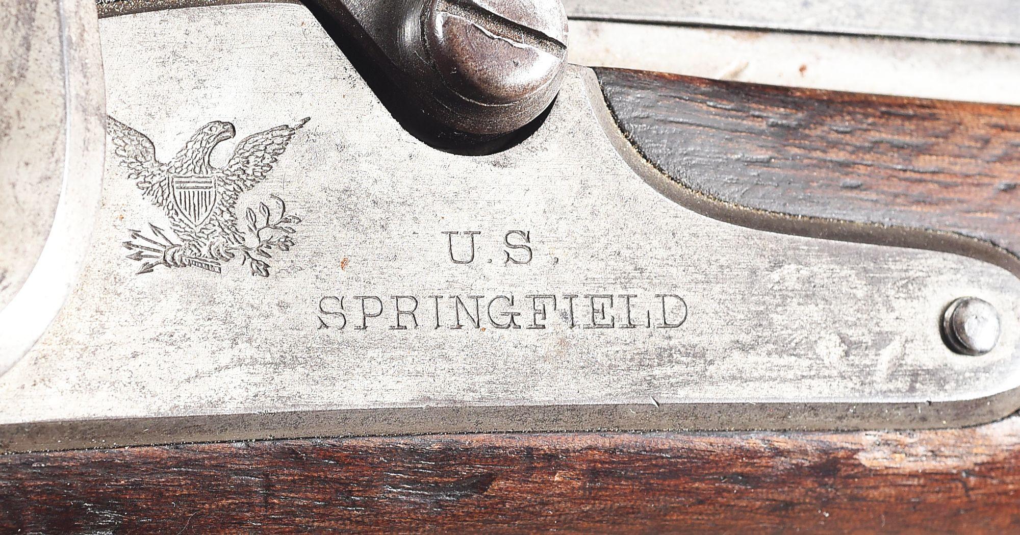 (A) SCARCE CHICAGO POLICE MARKED U.S. SPRINGFIELD MODEL 1866 SECOND ALLIN CONVERSION.