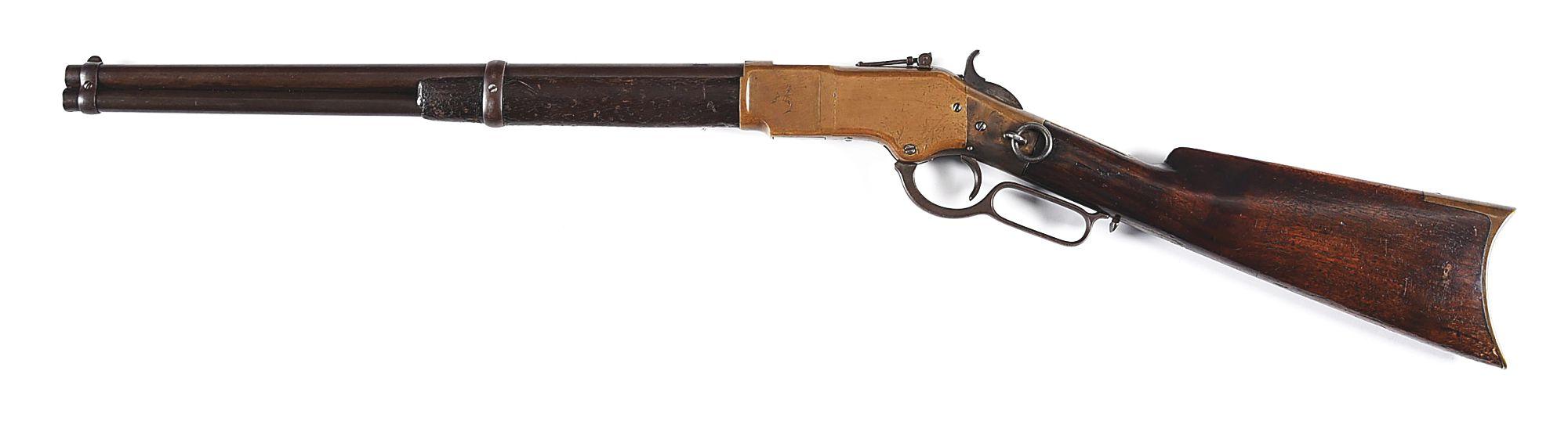 (A) WINCHESTER MODEL 1866 SADDLE RING CARBINE.