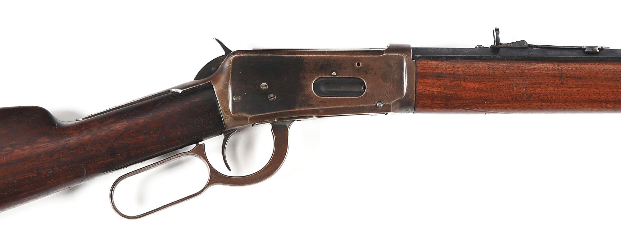 (C) WINCHESTER MODEL 1894 LEVER ACTION SHORT RIFLE IN 38-55.