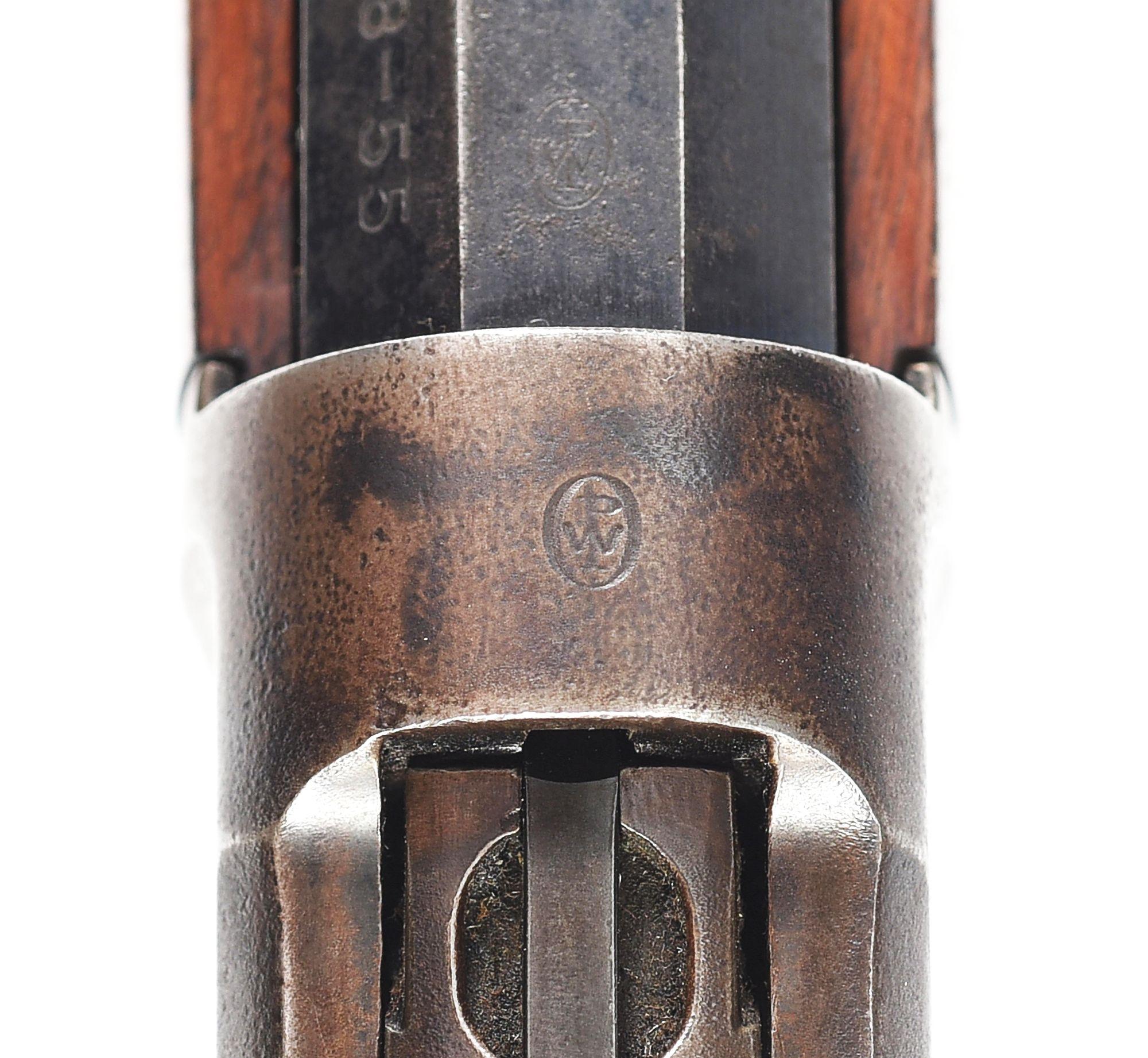 (C) WINCHESTER MODEL 1894 LEVER ACTION SHORT RIFLE IN 38-55.