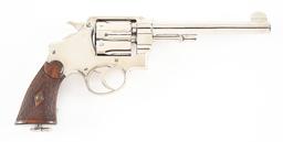 (C) SMITH & WESSON .44 HAND EJECTOR 2ND MODEL DOUBLE ACTION REVOLVER WITH FACTORY LETTER.