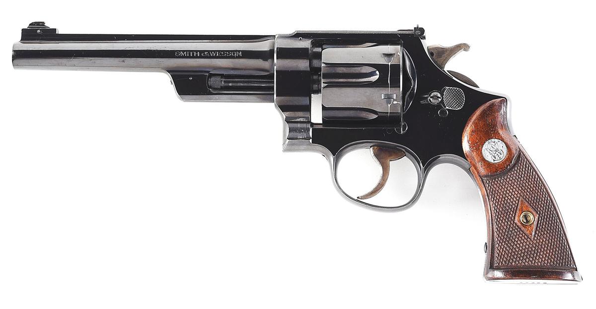 (C) SMITH & WESSON REGISTERED MAGNUM DOUBLE ACTION REVOLVER.