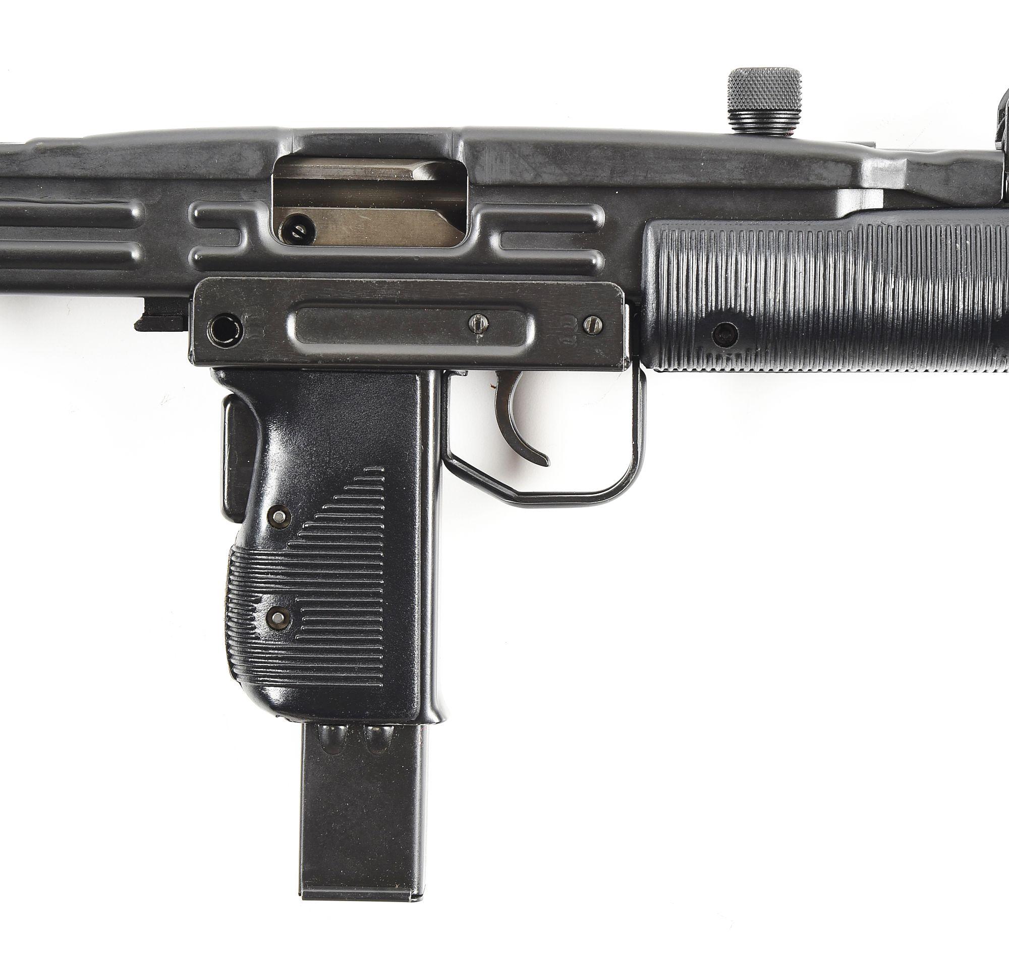 (M) PRE-BAN ACTION ARMS IMI UZI MODEL B SEMI-AUTOMATIC CARBINE.