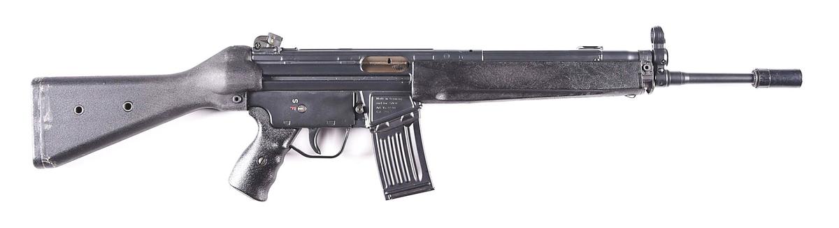 (M) PRE-BAN HECKLER & KOCH HK93 .223 SEMI-AUTOMATIC RIFLE.