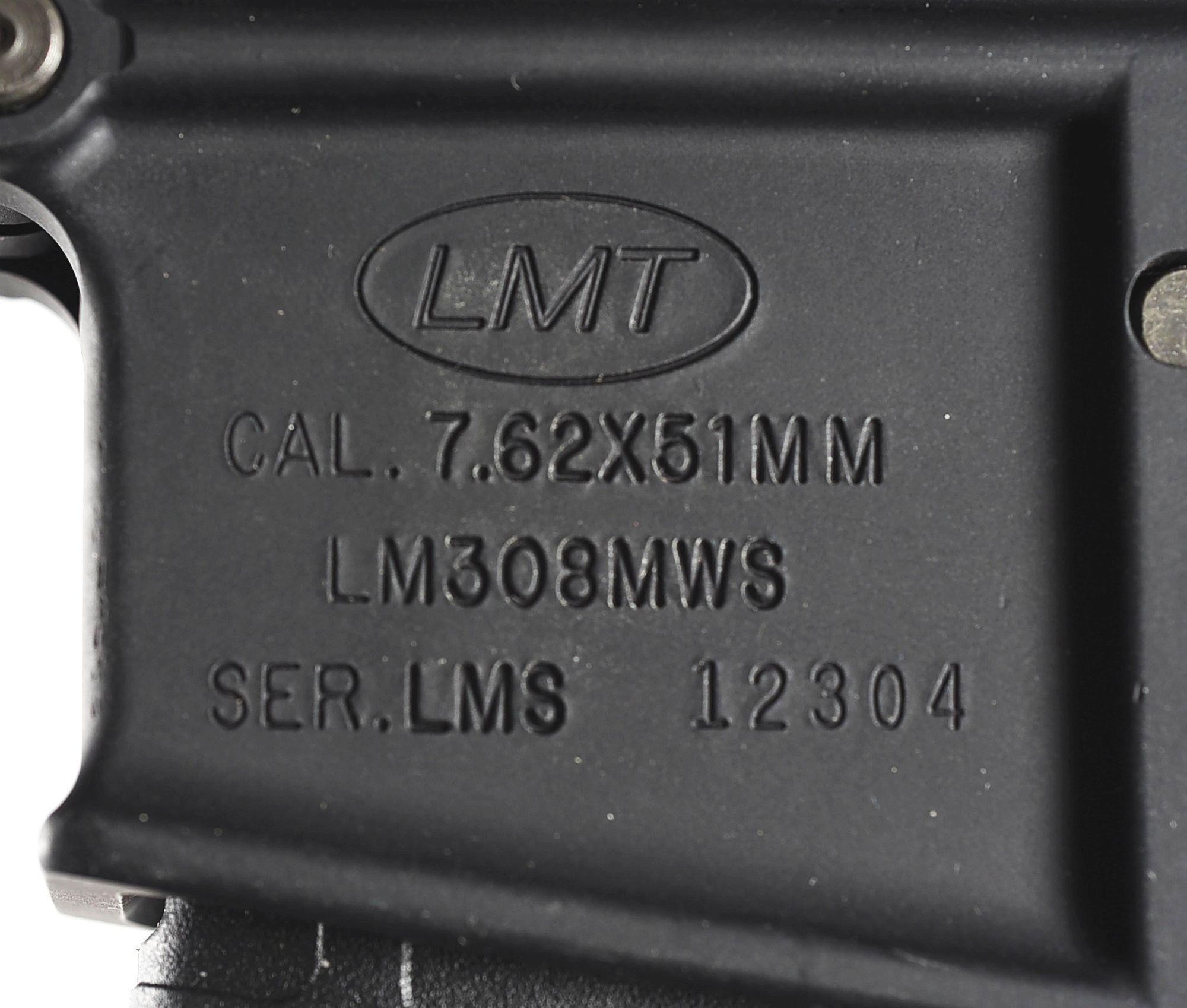 (M) LEWIS MACHINE AND TOOL LM308MWS SEMI AUTOMATIC RIFLE WITH EXTRA BARREL.