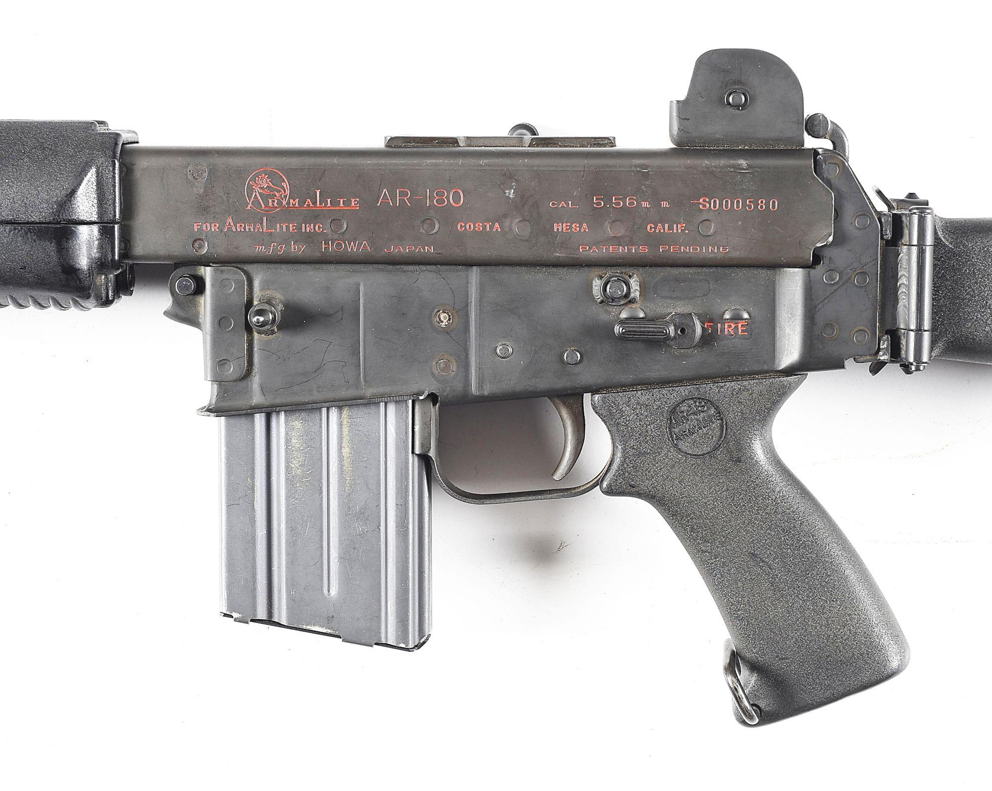 (C) EARLY PRODUCTION HOWA ARMALITE AR-180 SEMI AUTOMATIC RIFLE.