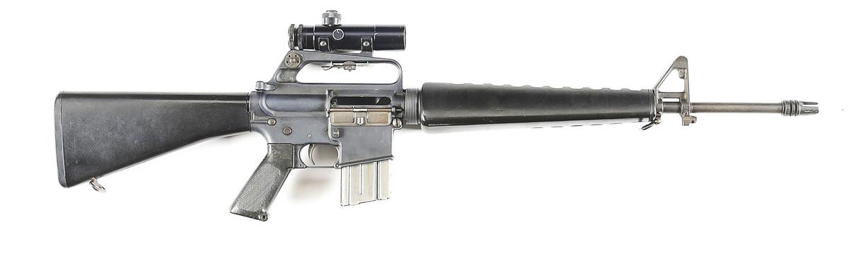 (M) PRE-BAN COLT SP-1 SEMI-AUTOMATIC RIFLE WITH COLT SCOPE.